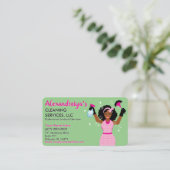 Berufliche Reinigung/Janitorial Housekeeping Serv Visitenkarte (Stehend Vorderseite)