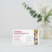Berufliche Reinigung/Janitorial Housekeeping Serv Visitenkarte (Stehend Vorderseite)