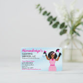 Berufliche Reinigung/Janitorial Housekeeping Serv Visitenkarte (Stehend Vorderseite)