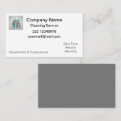 Berufliche Reinigung Visitenkarte (Vorne/Hinten)