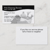 Berufliche Reinigung Visitenkarte (Vorne/Hinten)