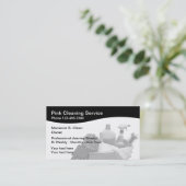 Berufliche Reinigung Visitenkarte (Stehend Vorderseite)