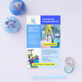 Berufliche Reinigungsdienste Business Flyer (Einzeln)