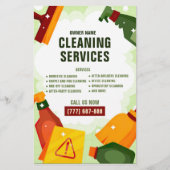 Berufliche Reinigungsdienste Flyer (Hinten)