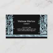 Berufliche Reinigungsdienste für Haushaltshilfe Visitenkarte (Rückseite)