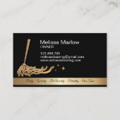 Berufliche Reinigungsdienste Haushaltshilfe Reinig Visitenkarte (Rückseite)