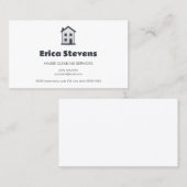 Berufliche Reinigungsdienste Janitorial Visitenkarte (Vorne/Hinten)