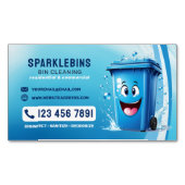 Berufliche Reinigungsdienste Magnetische Visitenkarte (Vorderseite)