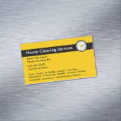 Berufliche Reinigungsdienste Modernes Design Magnetische Visitenkarte (Beispiel)