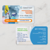 Berufliche Reinigungsdienste - Visitenkarte (Vorne/Hinten)