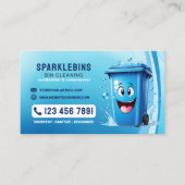 Berufliche Reinigungsdienste Visitenkarte (Vorderseite)