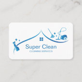 Berufliche Reinigungseinrichtungen Visitenkarte (Vorderseite)