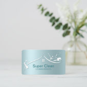 Berufliche Reinigungseinrichtungen Visitenkarte (Stehend Vorderseite)