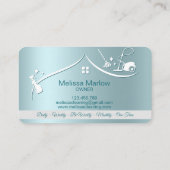 Berufliche Reinigungseinrichtungen Visitenkarte (Rückseite)