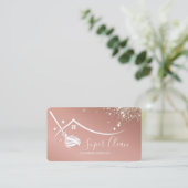 Berufliche ReinigungsHouse Services Business Card Visitenkarte (Stehend Vorderseite)