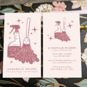 Berufliche Reinigungskarte für Haushaltshilfe Visitenkarte