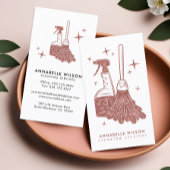 Berufliche Reinigungskarte für Haushaltshilfe Visitenkarte