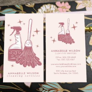 Berufliche Reinigungskarte Visitenkarte