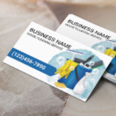 Berufliche Reinigungsmittel Haushaltshilfe Visitenkarte