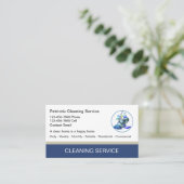 Berufliche Reinigungsservice Business Cards Neu Visitenkarte (Stehend Vorderseite)