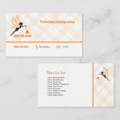 Berufliche Reinigungsservice-Geschäftskarte Visitenkarte (Vorne/Hinten)