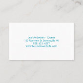 Berufliche Reinigungsservice Visitenkarte (Rückseite)