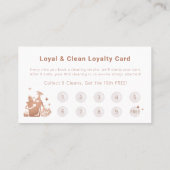 Berufliche Reinigungswerkzeuge/-artikel Treuekarte (Rückseite)
