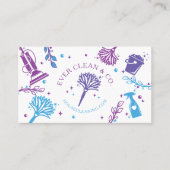 Berufliche Reinigungswerkzeuge/-artikel Visitenkarte (Vorderseite)