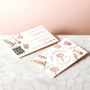 Berufliche Reinigungswerkzeuge/-artikel Visitenkarte