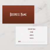 Berufliche Rich Rise Business Card Visitenkarte (Vorne/Hinten)