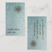 Berufliche romantische glamouröse glamouröse Kronl Visitenkarte (Vorne/Hinten)