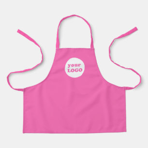 Berufliche, rosa Logo-Kids für Unternehmen Schürze