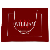 Berufliche Rot- und Weißweine-Trauzeugen Minimalis