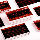 Berufliche rote Sequenzen Visitenkarte