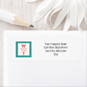 Berufliche Rückgabe des Firmenlogo