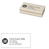 Berufliche Rücksendeadresse für Ihr Firmenlogo Gummistempel (Stempel)