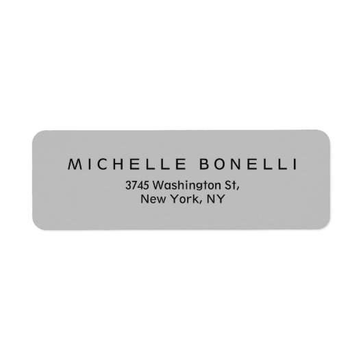 Berufliche Rücksendeadresse für Silber (Vorne)