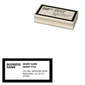 Berufliche Rücksendeadresse Gummistempel (Stempel)