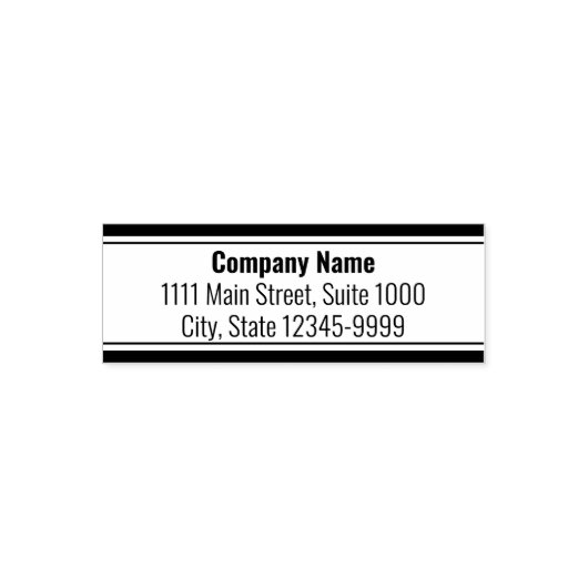 Berufliche Rücksendeadresse Permastempel (Design)