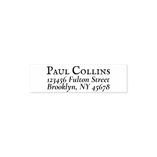 Berufliche Rücksendeadresse Permastempel (Design)