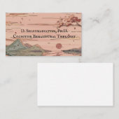 Berufliche Ruhe Visitenkarte (Vorne/Hinten)