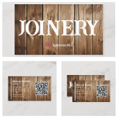 Berufliche Rustikale Joinery Visitenkarte
