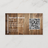 Berufliche Rustikale Joinery Visitenkarte (Vorderseite)