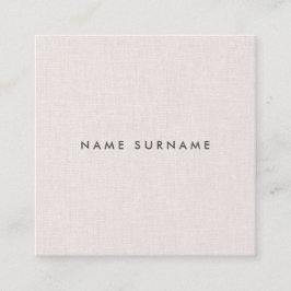 Berufliche saubere quadratische visitenkarte