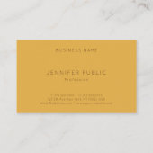 Berufliche Schablonen-hoch entwickelte Visitenkarte (Rückseite)