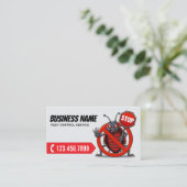 Berufliche Schädlingsbekämpfungsmittel-Kontrolle Visitenkarte (Stehend Vorderseite)