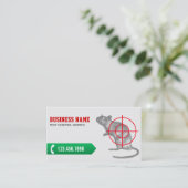 Berufliche Schädlingsbekämpfungsmittel-Kontrolle Visitenkarte (Stehend Vorderseite)