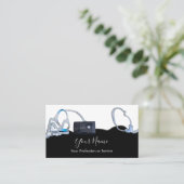 Berufliche Schlafapnoe-Karte Visitenkarte (Stehend Vorderseite)