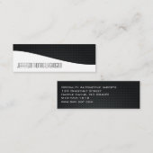 Berufliche, schlanke Visitenkarten für Kohlenstoff Mini Visitenkarte (Vorne/Hinten)