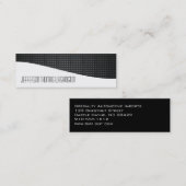 Berufliche, schlanke Visitenkarten für Kohlenstoff Mini Visitenkarte (Vorne/Hinten)